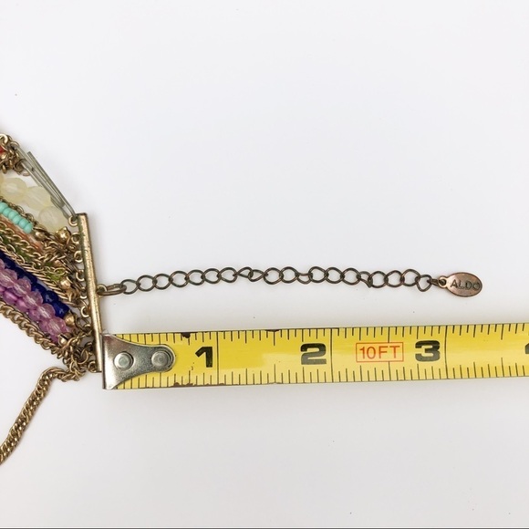 𝅺Aldo Multilayer and Multicolour Beaded Necklace - Picture 13 of 13